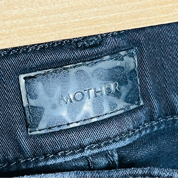 MOTHER the rascal ankle snippet Black Straight Leg Jeans with Classic Fit size27 - Picture 8 of 10